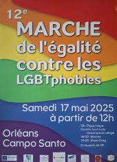 Affiche de la 12e Marche de l'égalité contre les LGBTphobies