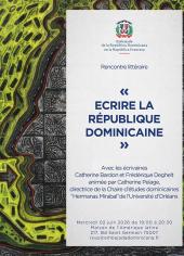 Table ronde "Ecrire la République Dominicaine", 3 juin 2026