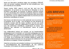 LA NEWSLETTER ERCAE janv 2022