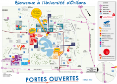 Plan du campus pour les Portes Ouvertes 2025